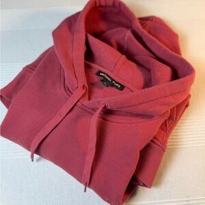 Michael Kors Men's Deep Red Hoodie Sweater